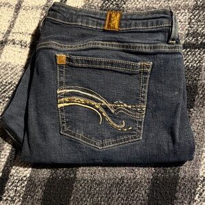 Wrangler Aura Women's Boot Cut Jeans in Dark Blue